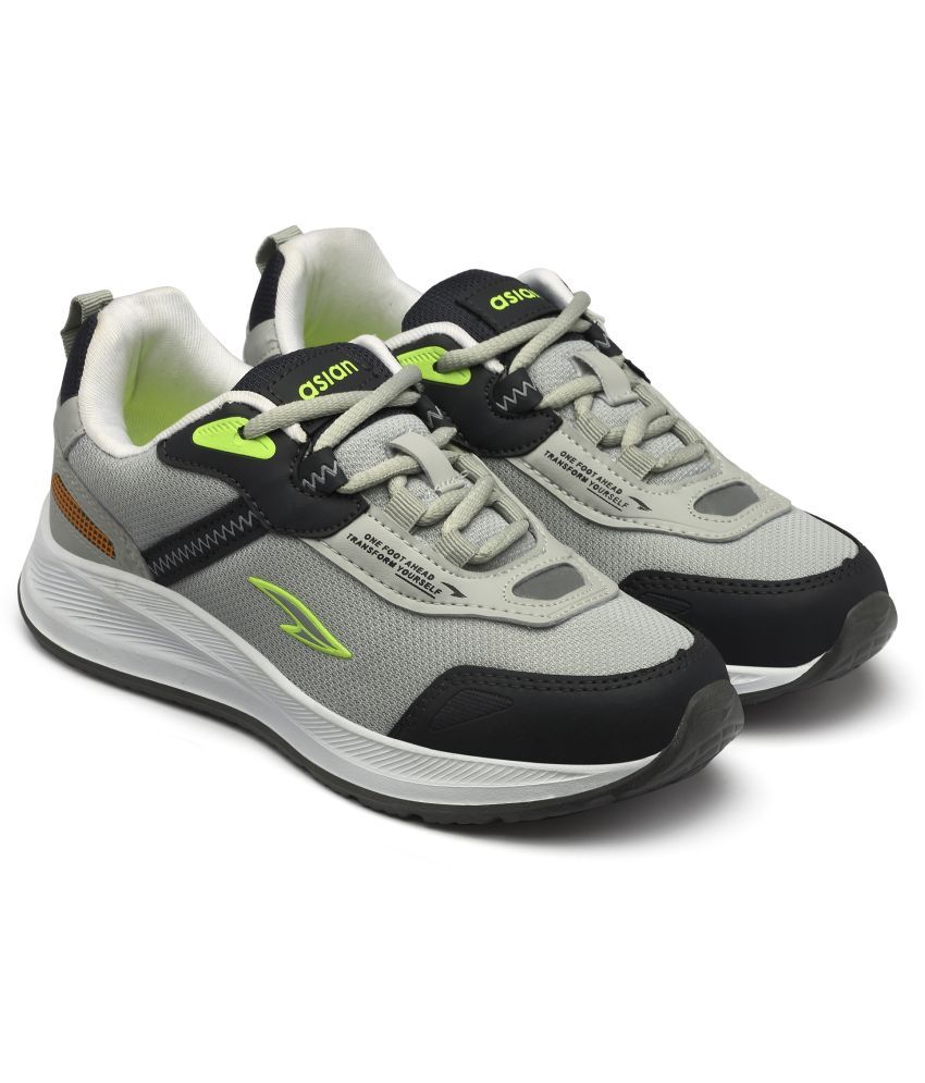     			ASIAN - Grey Boy's Running Shoes ( 1 Pair )