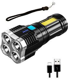 Bhavyta - 20W Rechargeable Flashlight Torch ( Pack of 1 )