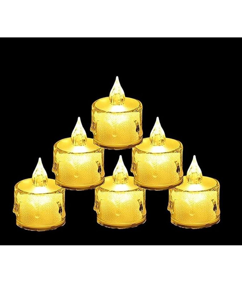     			Berg - Gold Led Candles Electric Diya (Pack of 6)