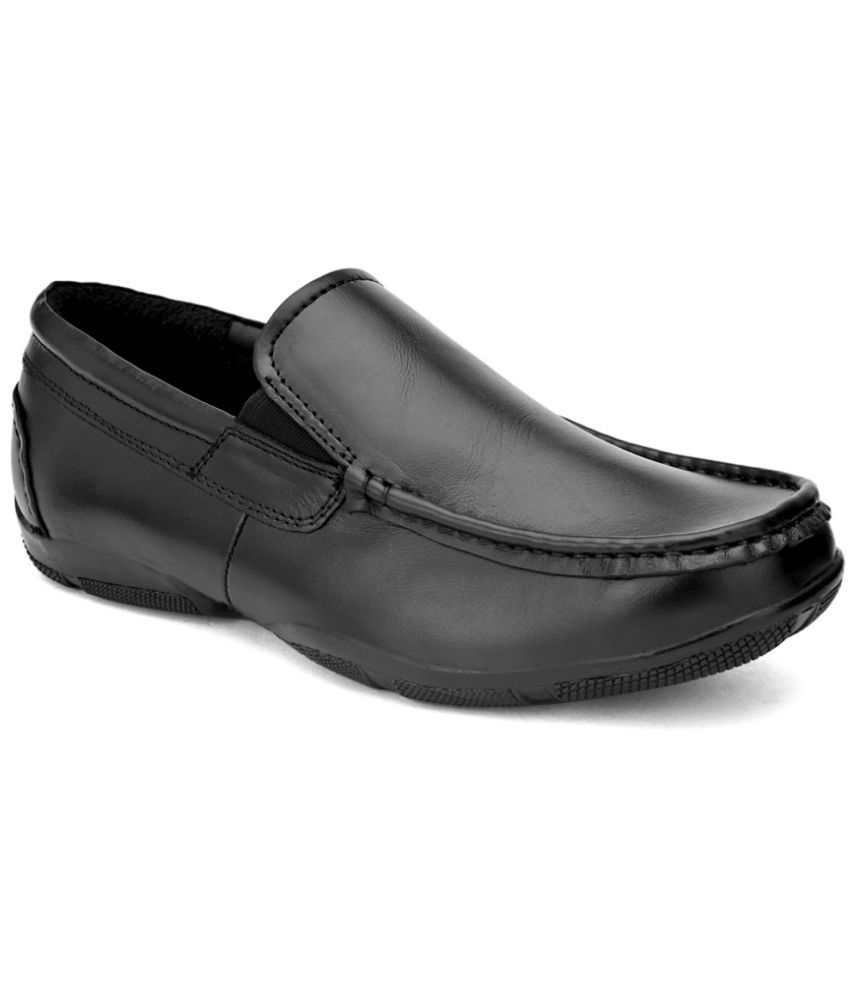     			Fashion Victim - Black Men's Slip On Formal Shoes