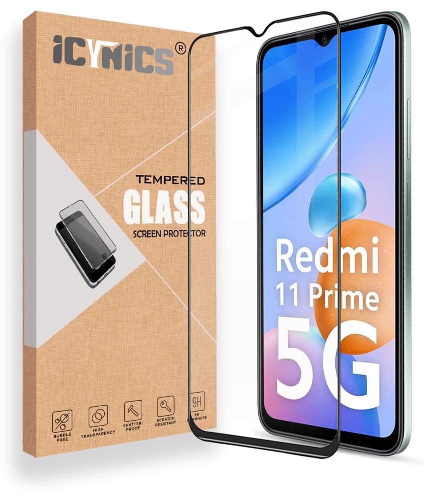     			Icynics - Tempered Glass Compatible For Xiaomi Redmi 11 PRIME 5G ( Pack of 1 )