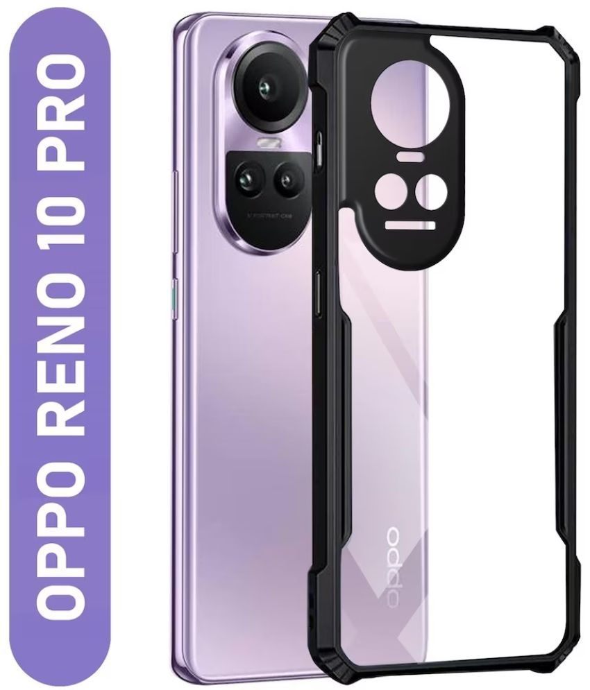     			JMA - Hybrid Bumper Covers Compatible For Polycarbonate Oppo Reno 10 Pro ( Pack of 1 )