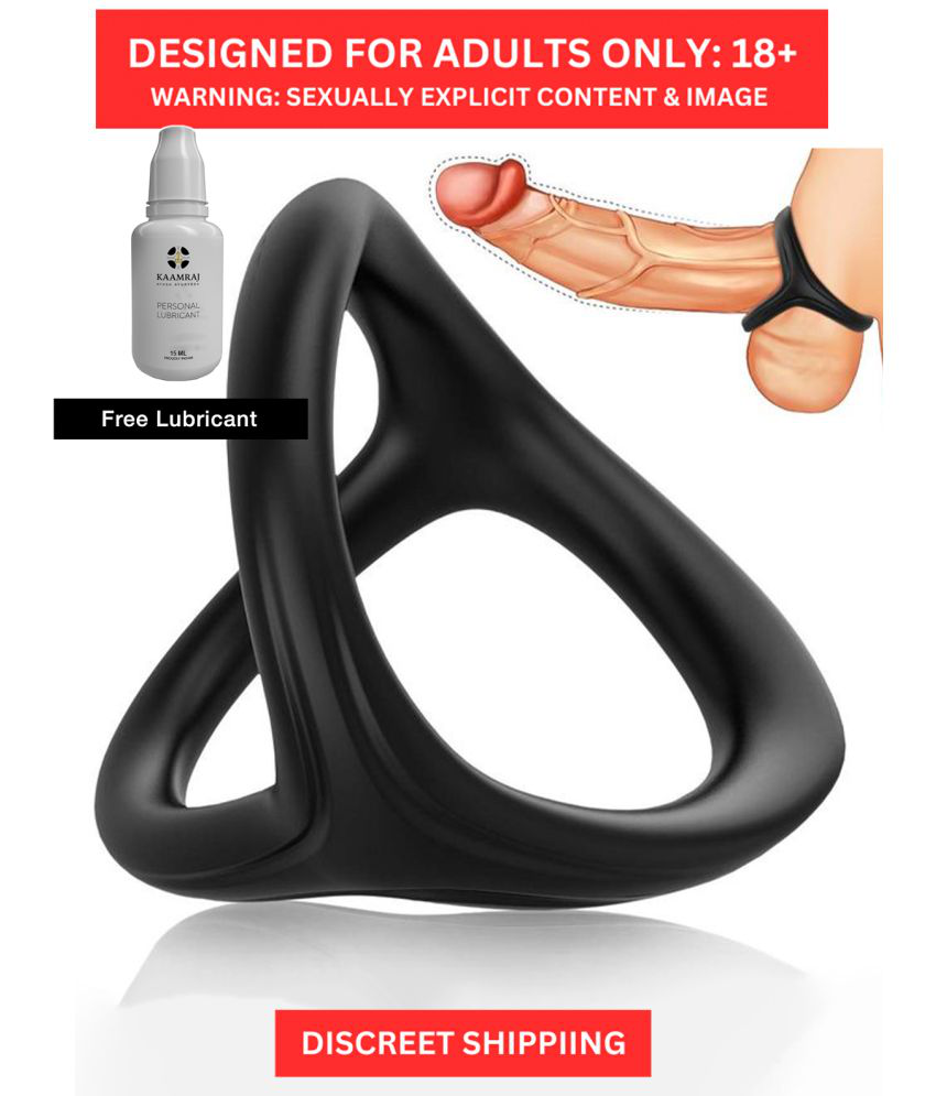     			Reusable Waterproof Cock Ring- Light Weight Delay Ejaculation Men's best Budget Friendly Cock Ring with Free Kaamraj Lube For Smooth and Long Lasting Pleasure