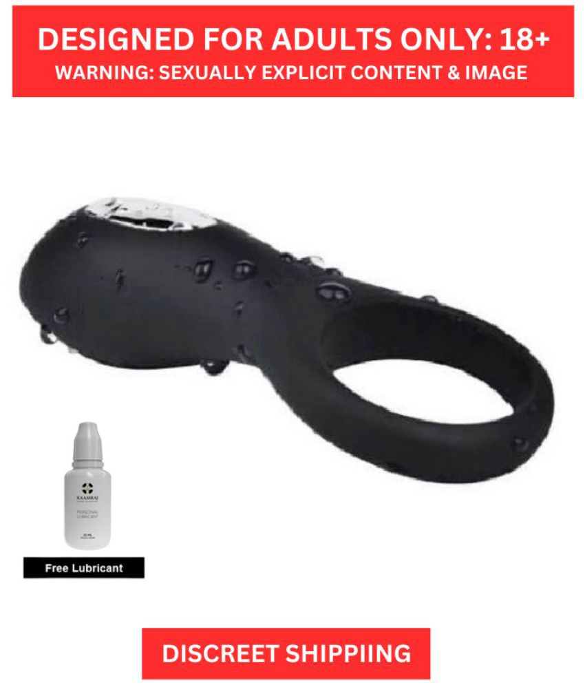     			USB Charging Vibrating Cock Ring- Waterproof Body Safe Silicone Material, Compact Design Vibrating Cock Ring for Long Lasting Erection