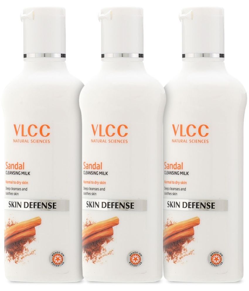     			VLCC Sandal Cleansing Milk, 100 ml (Pack of 3)