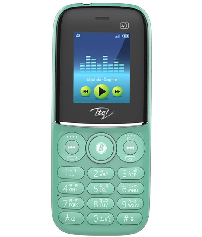     			itel MagicX Play 4G Dual SIM Feature Phone Light Green