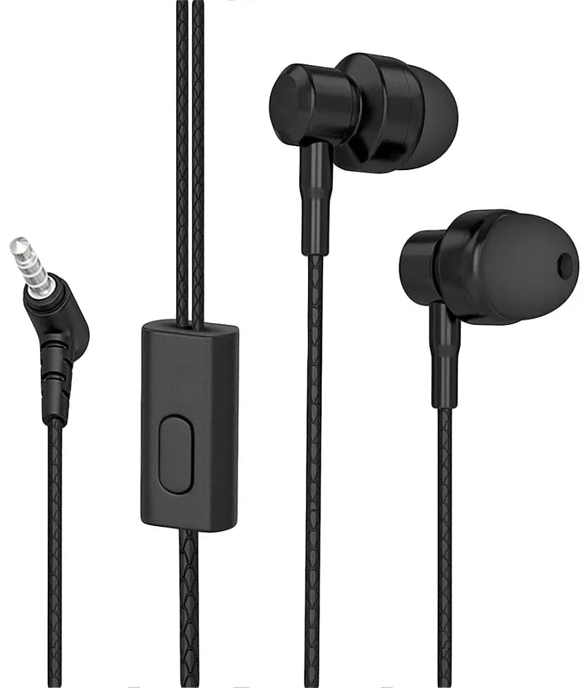 Buy Portronics Conch Gama:In- ear Earphone ,Black (POR 1025) Online at Best  Price in India - Snapdeal