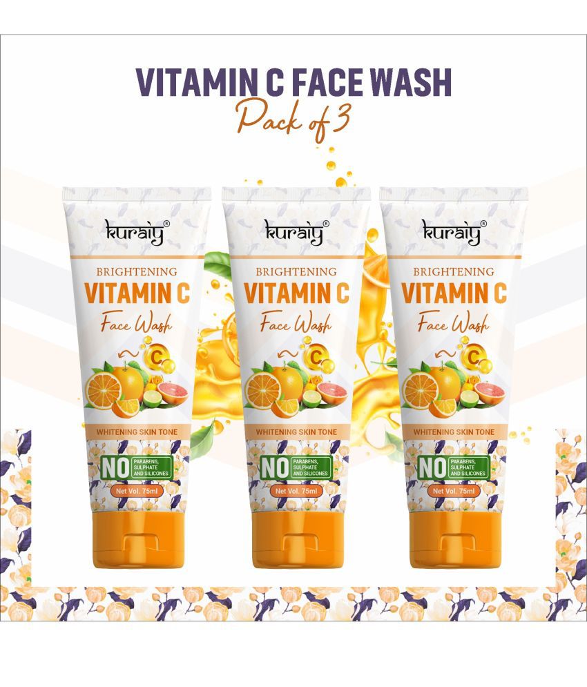    			KURAIY - Lightening Face Wash For All Skin Type ( Pack of 3 )