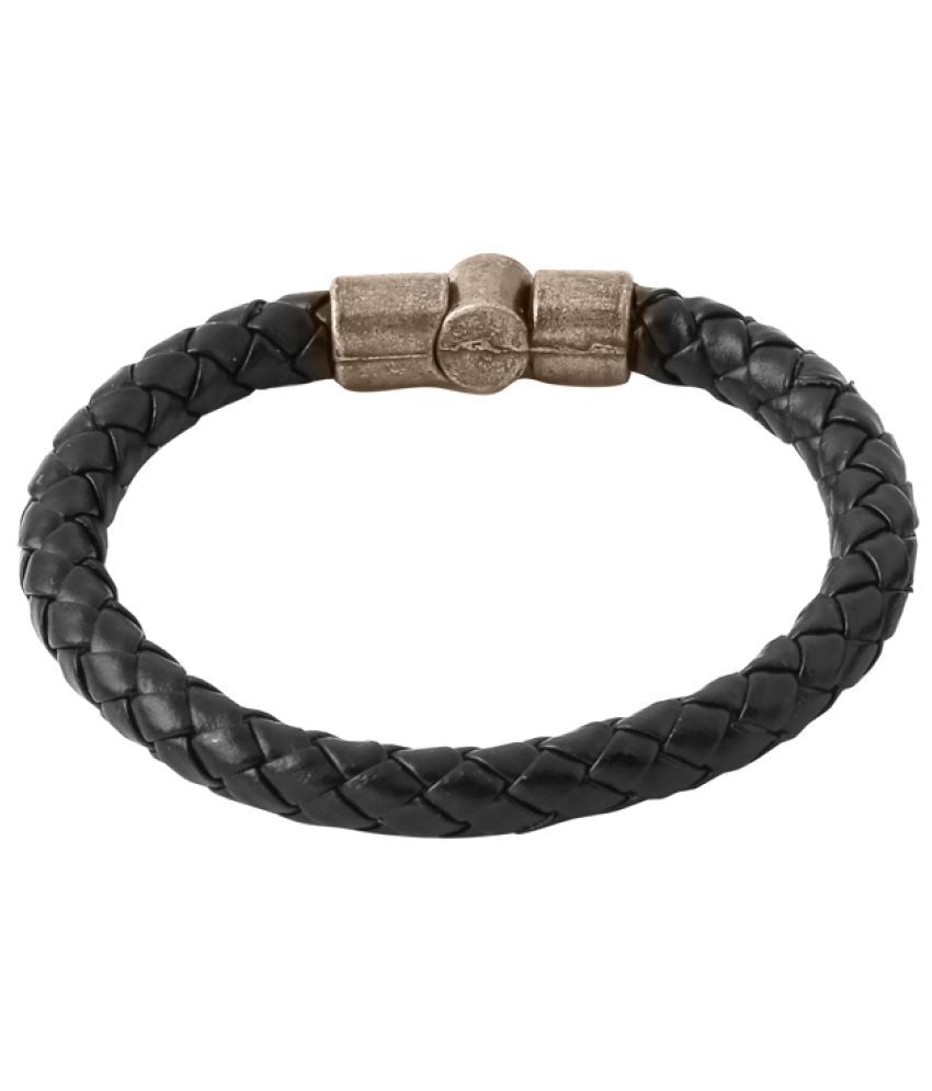     			NVR - Black Bracelet ( Pack of 1 )