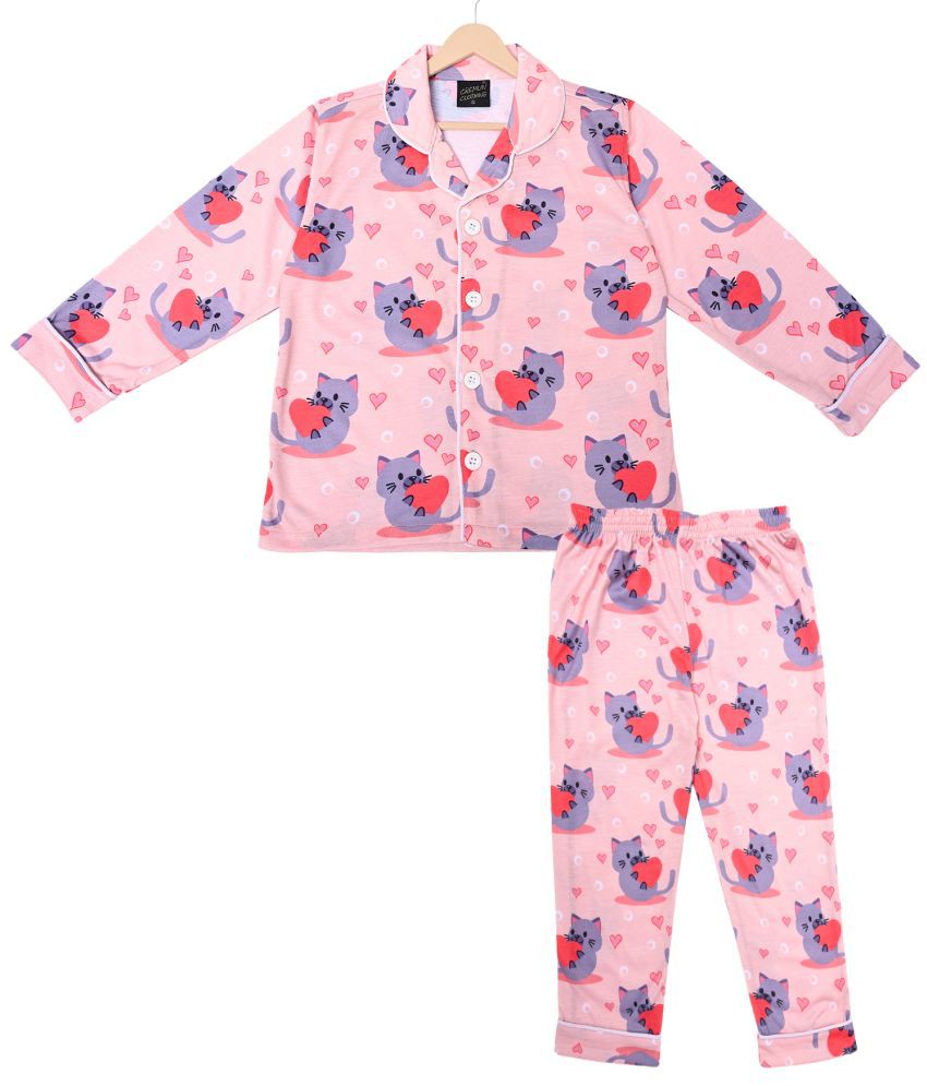    			Printed Night Suit for Kids by Cremlin Clothing for Boys