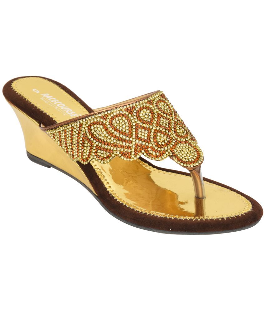     			Racecourse - Brown Women's Slip On Heels