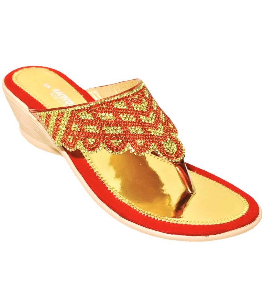     			Racecourse - Red Women's Slip On Heels