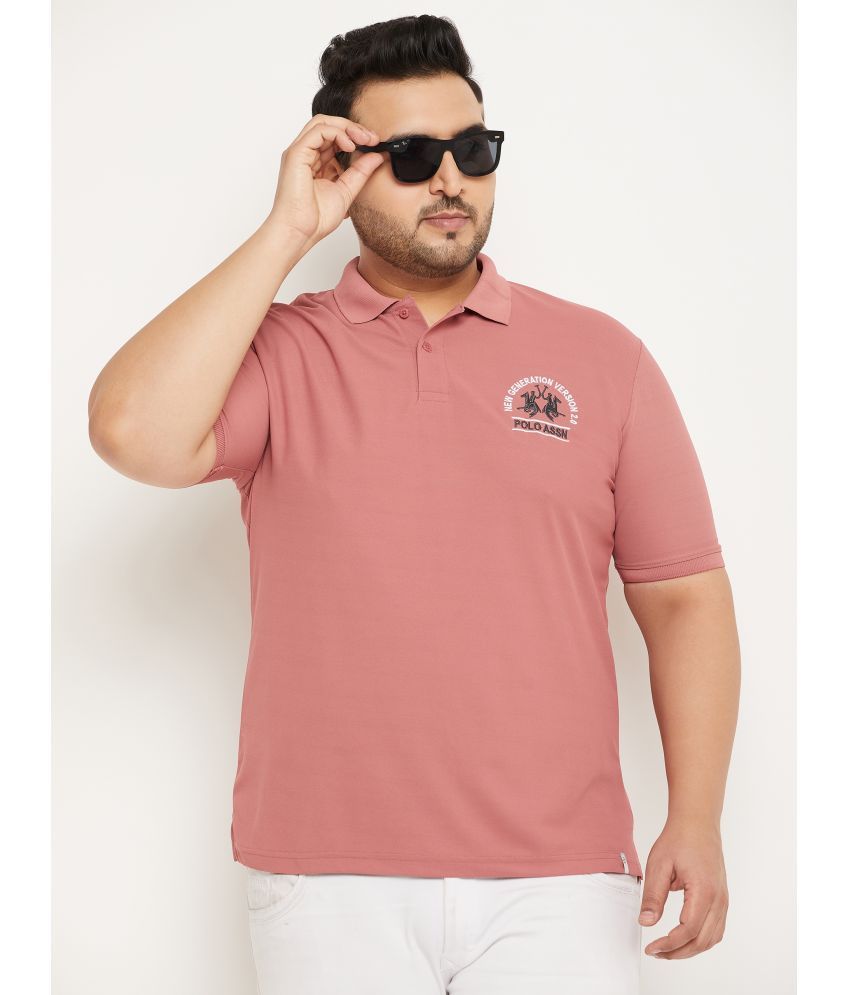     			renuovo - Coral Cotton Blend Regular Fit Men's Polo T Shirt ( Pack of 1 )