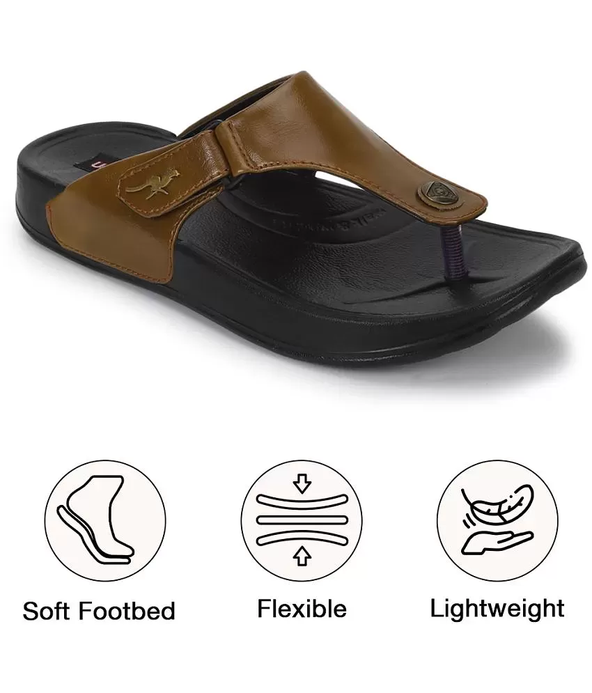 KHADIM Softouch Black Leather Wedge Heel Slip On Sandal for Women (218