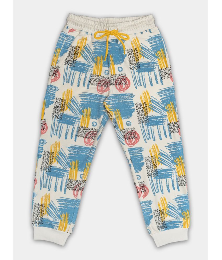     			Challenge - Off White Terry Blend Boys Trackpant ( Pack of 1 )