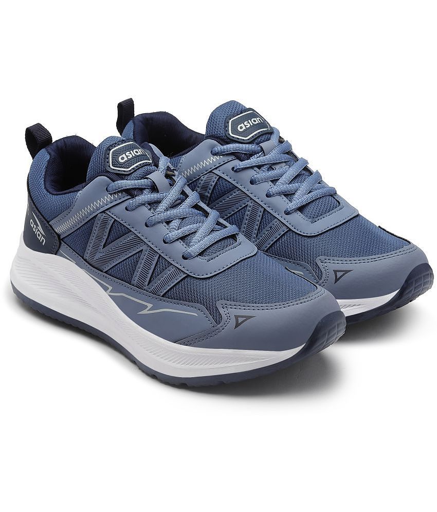 Modern Men ASIAN TURBO 06 Navy Blue Mens Sports Running Shoes None 2025 at ShopCircuit OND