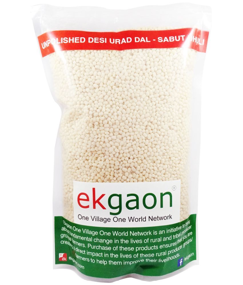     			Ekgaon Unpolished Urad Dal - Sabut Dhuli 450 gm