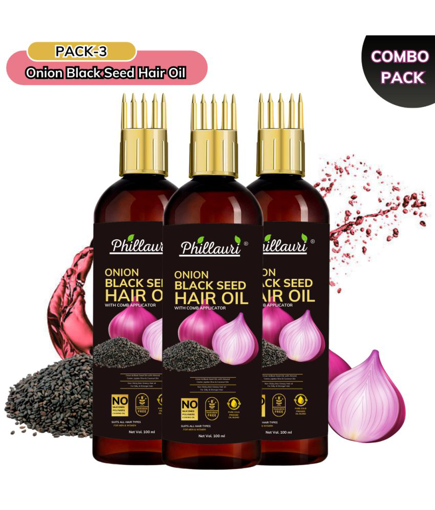     			Phillauri - Anti Dandruff Onion Oil 300 ml ( Pack of 3 )