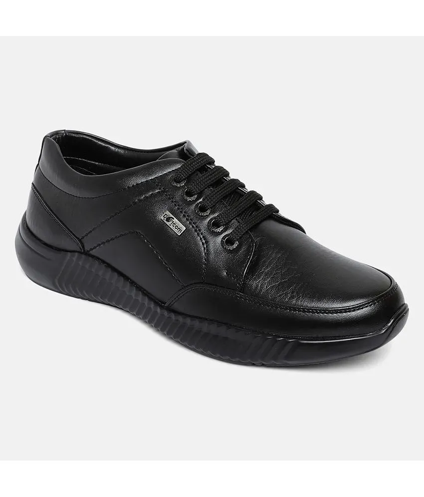 Snapdeal black shoes on sale