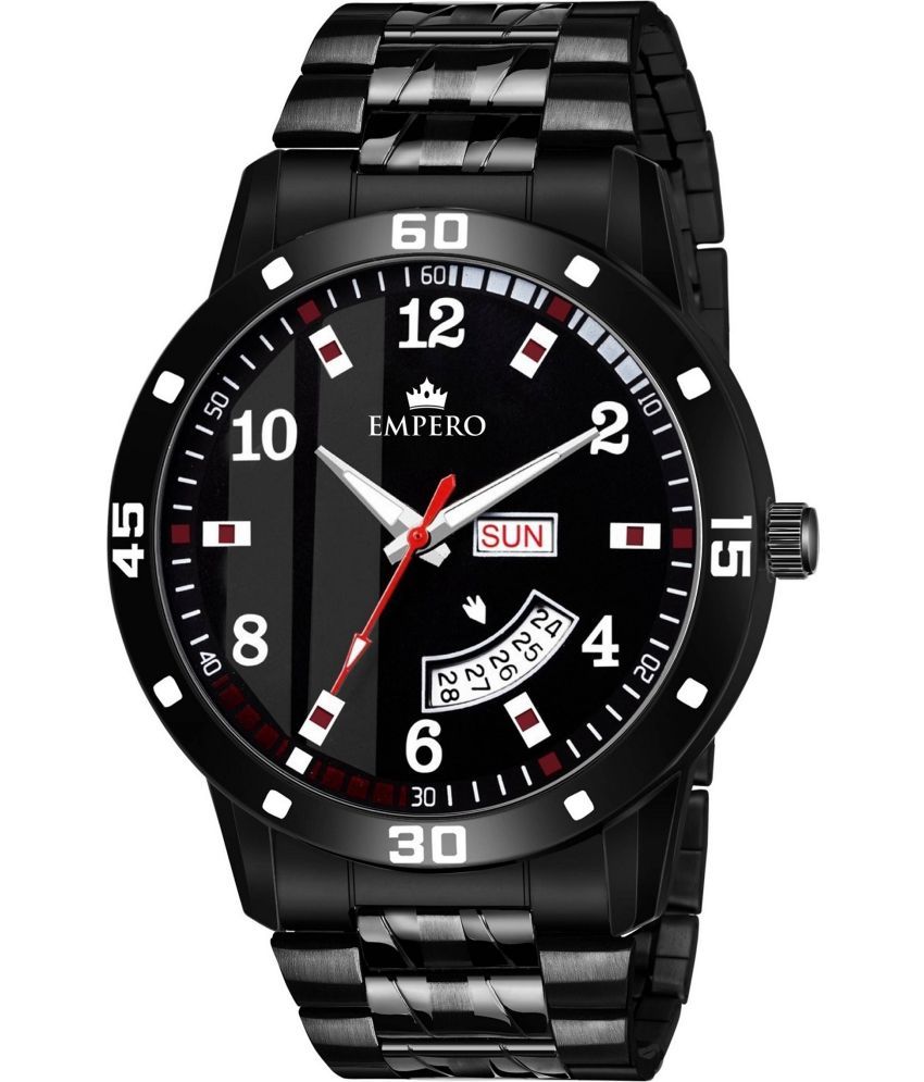     			EMPERO - Black Stainless Steel Analog Men's Watch