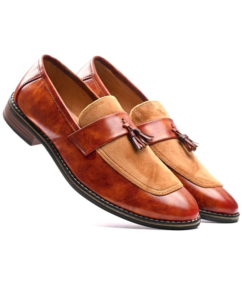     			ITALIAN ELEGANZA - Tan Men's Formal