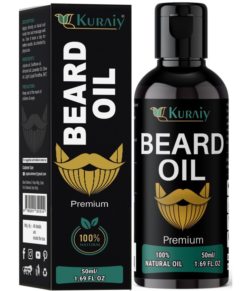     			KURAIY - 50mL Volumizing Beard Oil ( Pack of 1 )