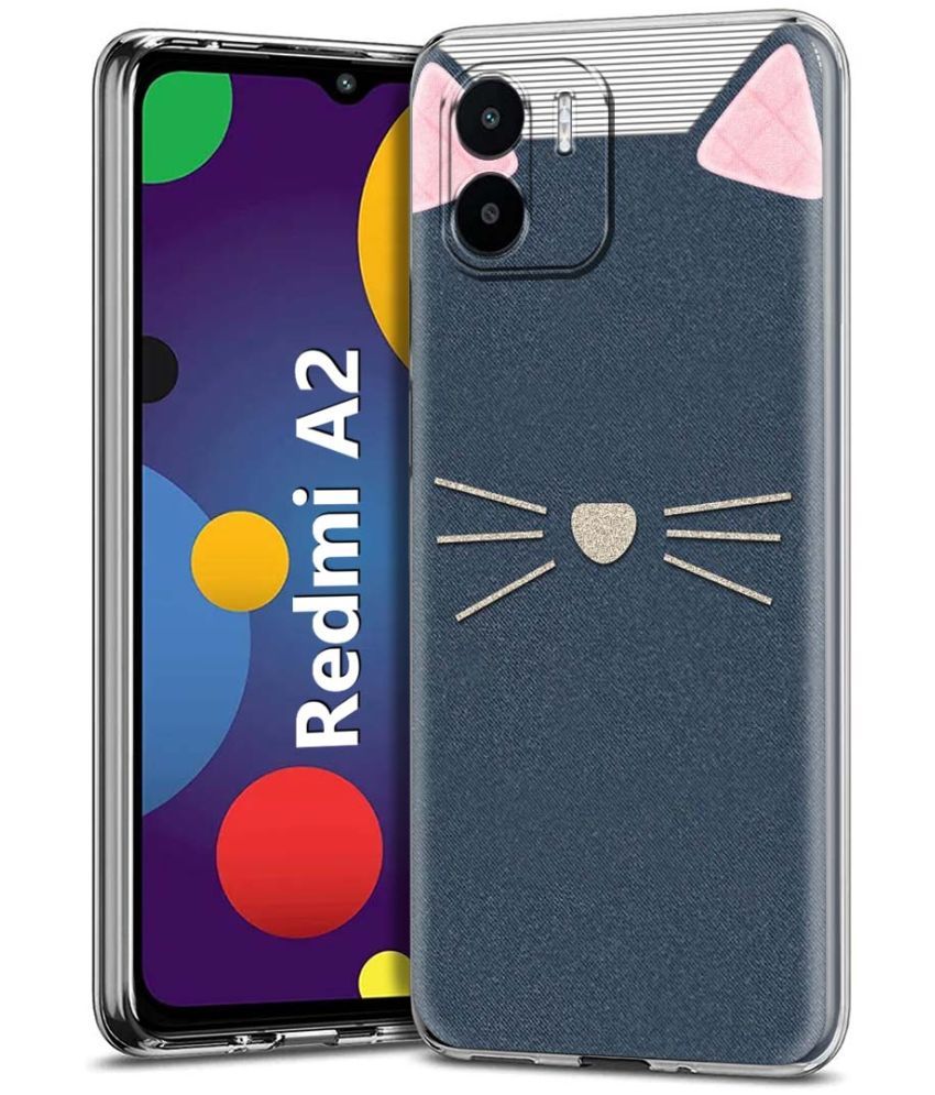     			NBOX - Multicolor Printed Back Cover Silicon Compatible For Redmi A2 ( Pack of 1 )