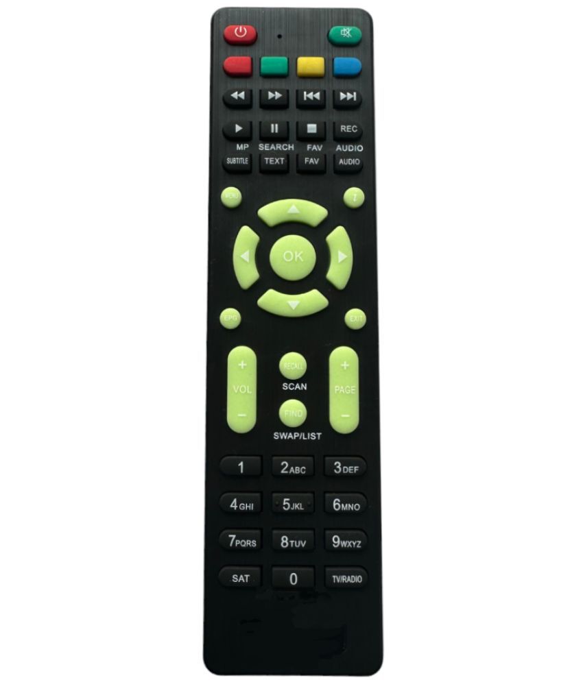     			Upix 777ST Free Dish DTH Remote Compatible with STC Free Dish DTH (with WiFi)
