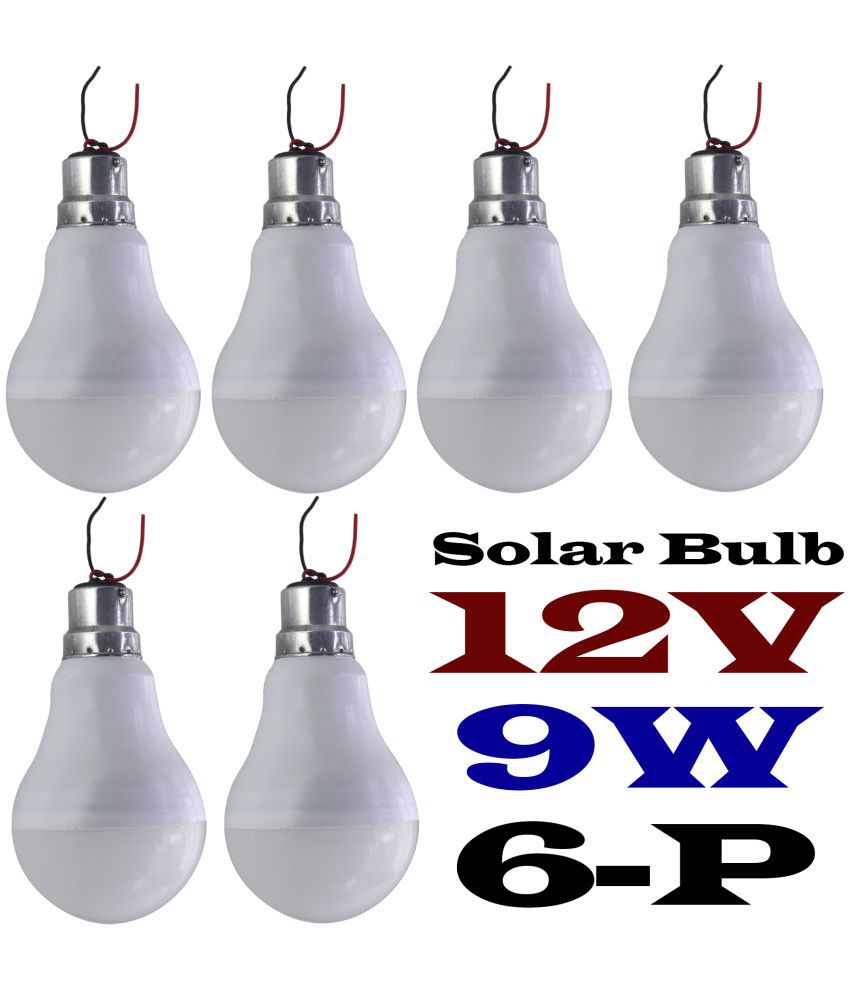     			JMALL - 9W Natural White LED Bulb ( Pack of 6 )