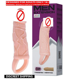 Bailey Soft Silicone Penis Reusable Condom Washable Condom Silicone Condom Sleeve