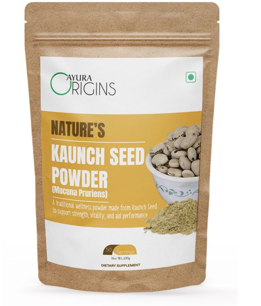     			Ayura Origin Nature's Kaunch Seed Powder Nutrition Drink Powder 100 gm Unflavoured