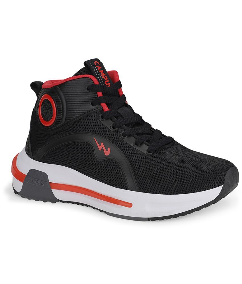     			Campus DOMS Black Men's Sneakers