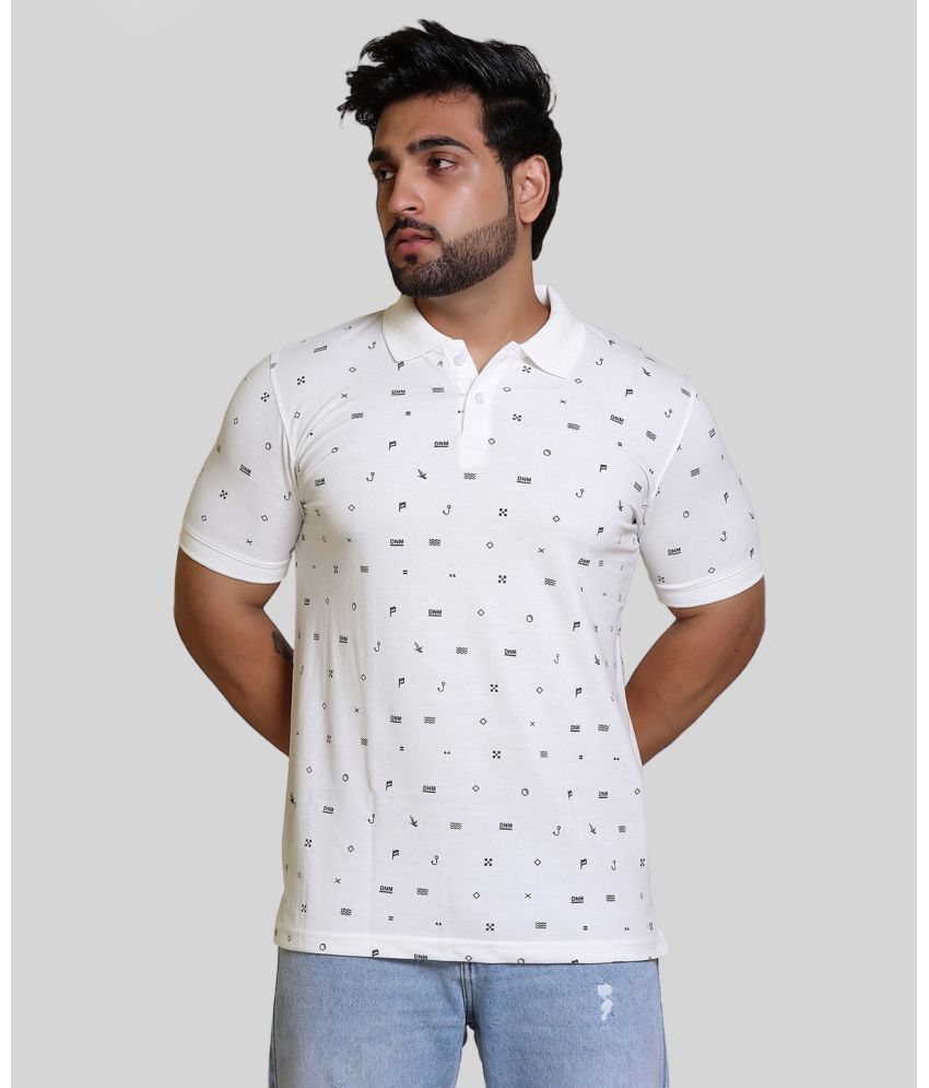     			FLYIND VOGUE OUTFIT - White Cotton Regular Fit Men's Polo T Shirt ( Pack of 1 )