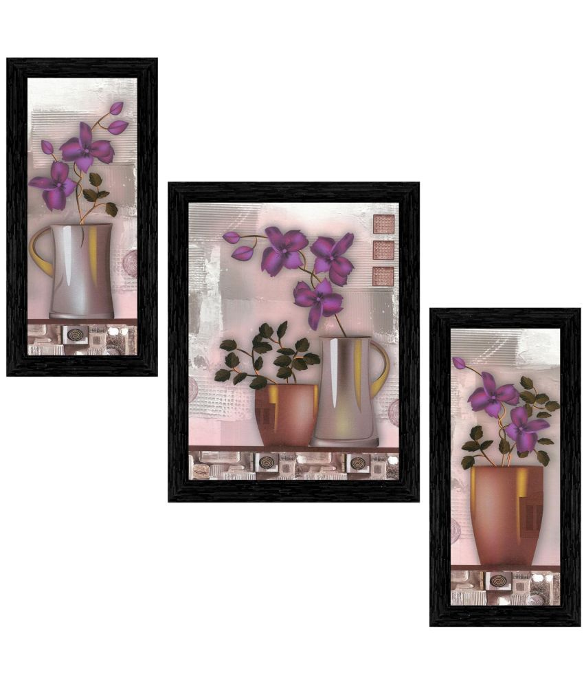     			Indianara - Floral Painting With Frame