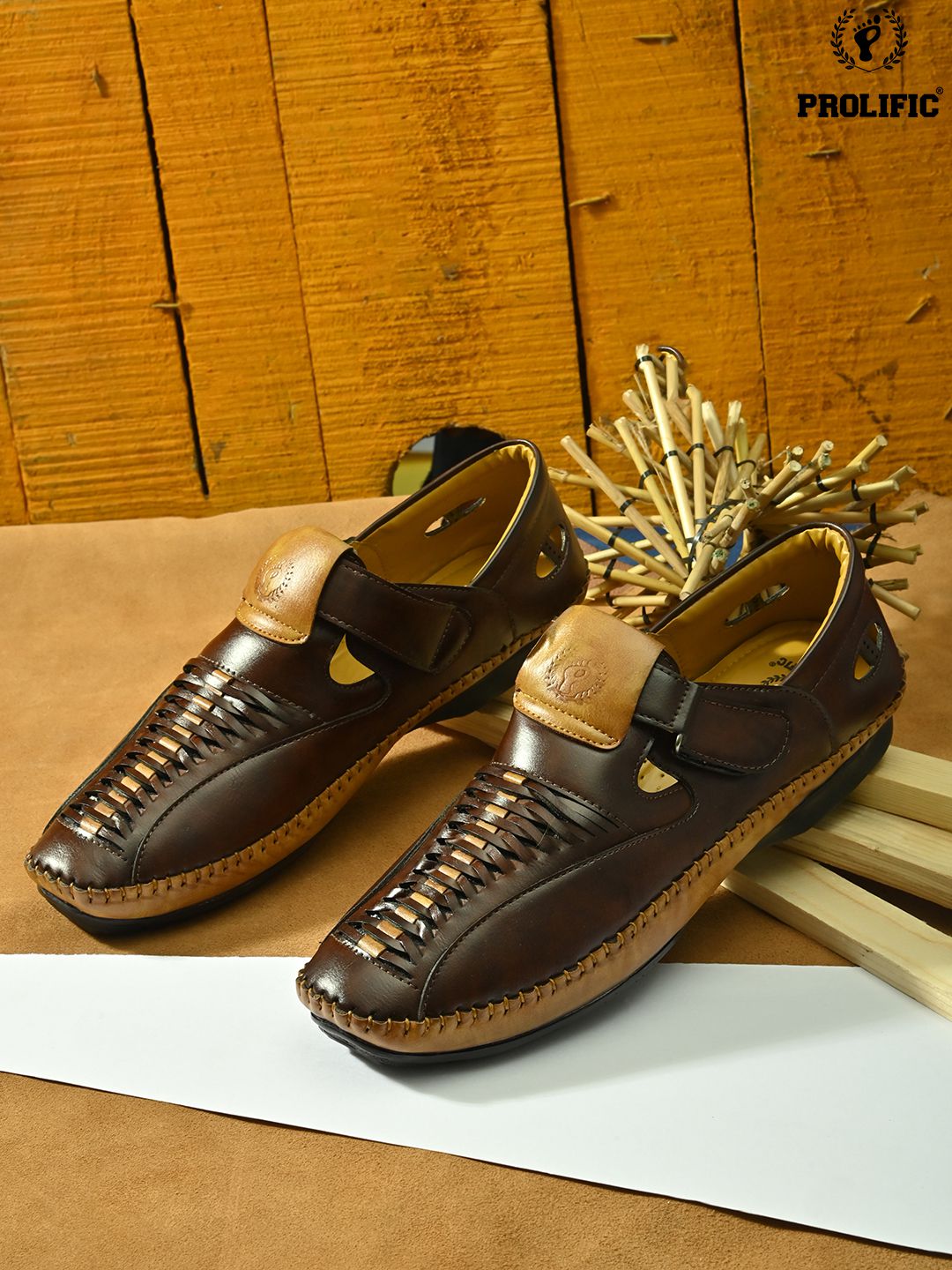     			Prolific - Brown  Men's Sandals