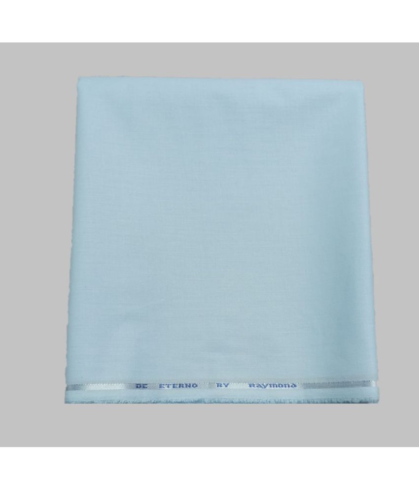     			Raymond - Light Blue Polyester Blend Men's Unstitched Shirt Piece ( Pack of 1 )
