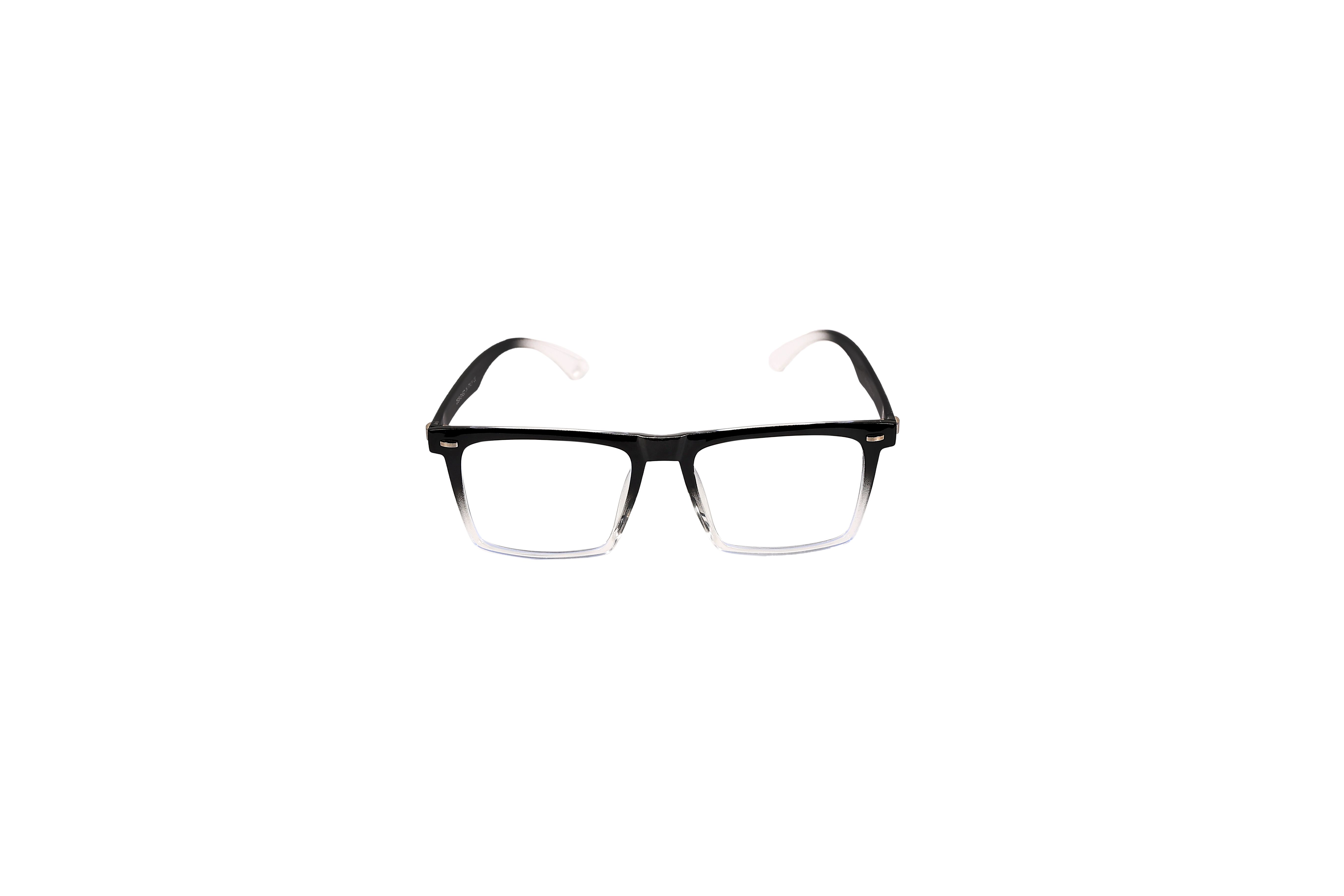     			SANEYEWEAR - White Full Rim Square Computer Glasses ( Pack of 1 )