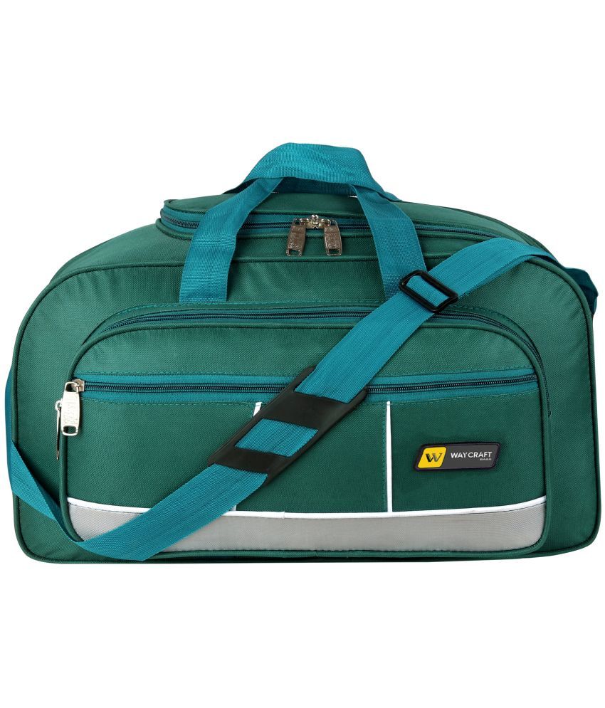     			Waycraft - 30 Ltrs Green Polyester Duffle Bag