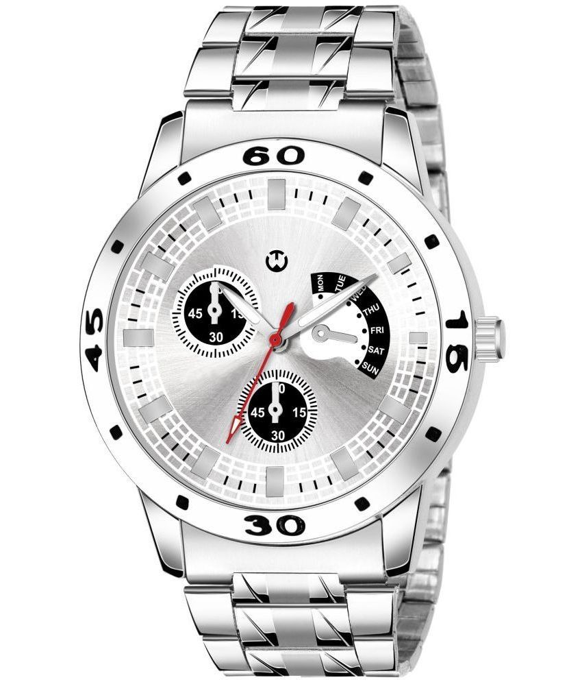     			Wizard Times - Silver Stainless Steel Analog Men's Watch