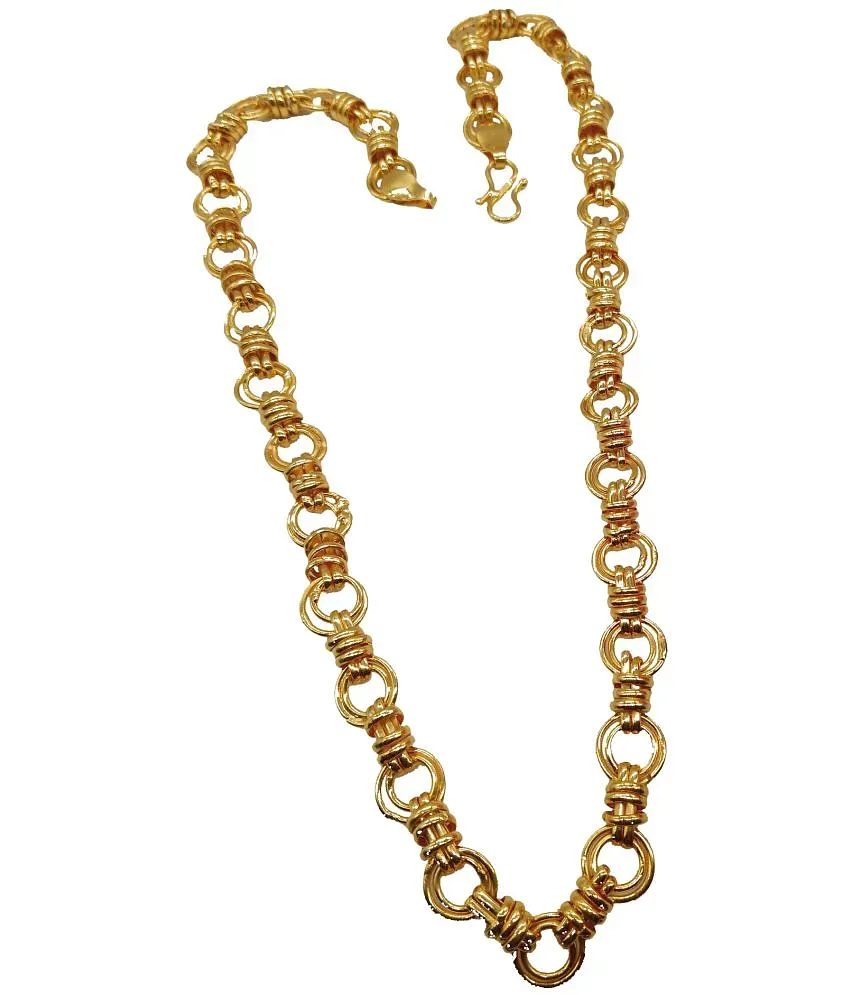 Snapdeal gold plated on sale chain