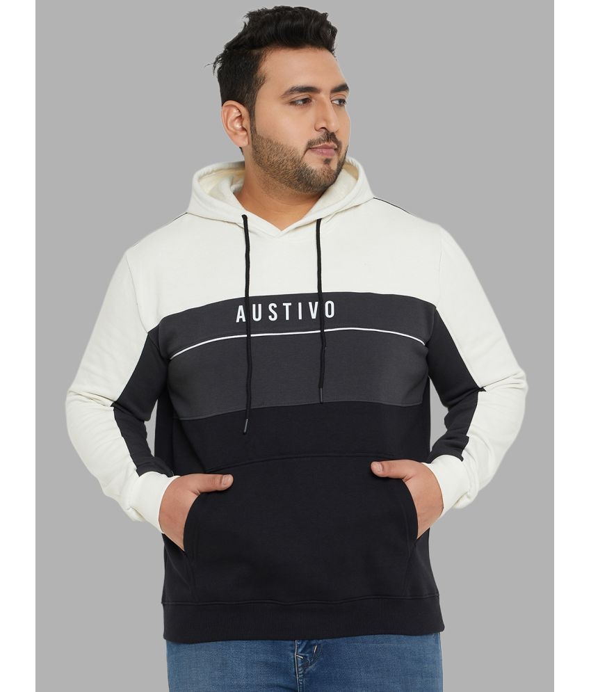     			AUSTIVO Fleece Hooded Men's Sweatshirt - Multi ( Pack of 1 )