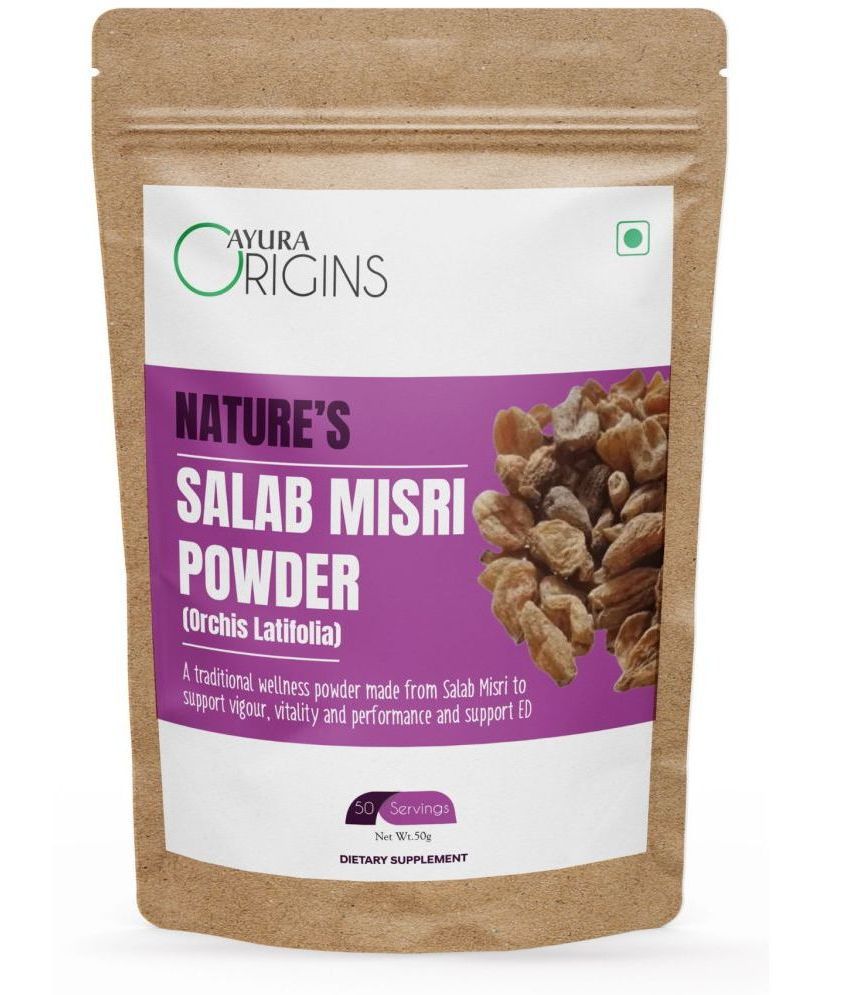     			Ayura Origin Nature's Salab Misri Powder Nutrition Drink Powder 100 gm Unflavoured
