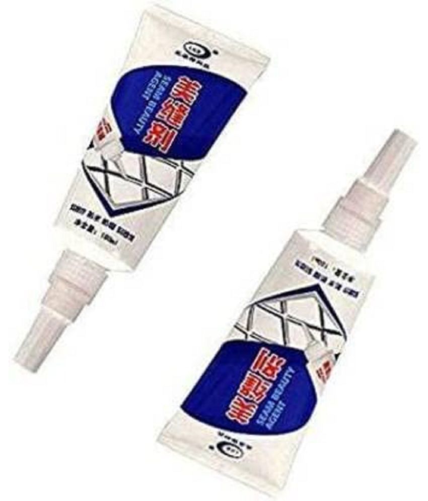     			RAMDV ENTERPRISE Waterproof Tile Gap/Crack/Grout Filler Water Resistant Silicone Sealant for DIY Home Sink Gaps/Tiles Gaps/Grouts Repair Filler Tube (180 Ml White) | PACK OF 2.