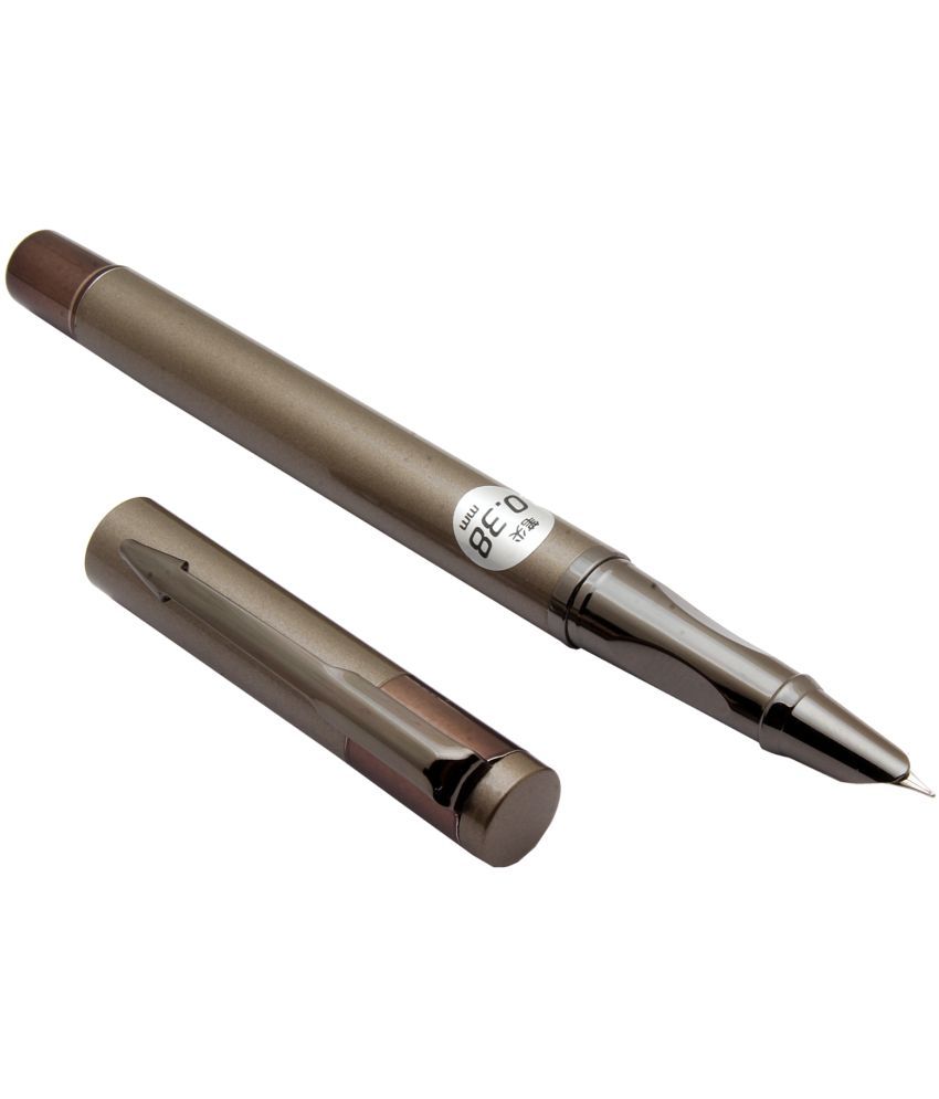     			Srpc Luoshi 3568 Fountain Pen Gray & Gunmetal Fine Nib