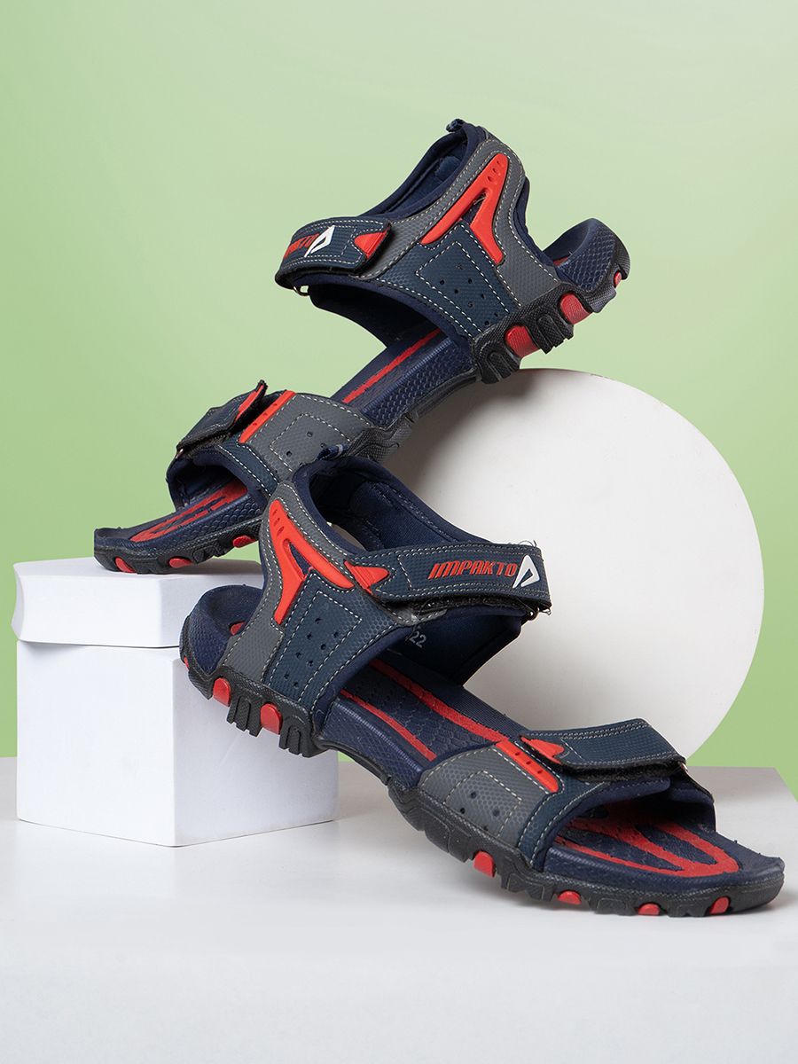     			Impakto - Red Men's Floater Sandals