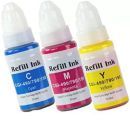 TEQUO Gi-790 G3010 Multicolor Pack of 3 Cartridge for 790 INK G1000 , G1010 , G1100 , G2000 , G2002 , G2010 , G2012 , G2100 , G3000 , G3010