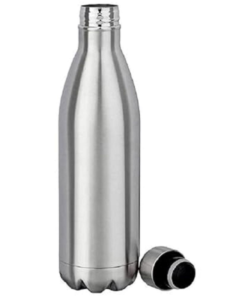     			Bluedeal Silver Fridge Water Bottle 500 mL ( Set of 1 )