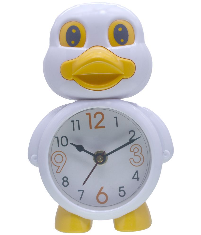     			JMALL Analog Plastic Assymetric Table Clock - Pack of 1