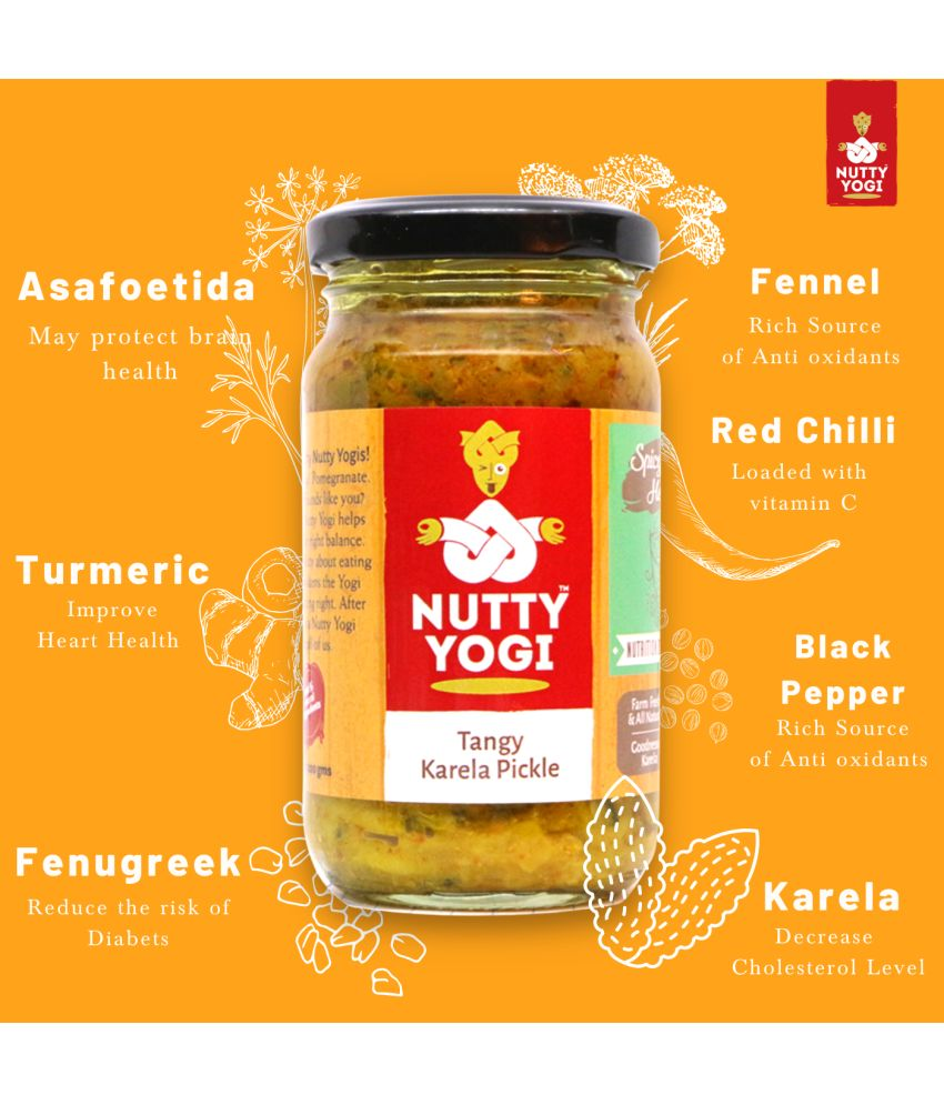     			Nutty Yogi Tangy Karela Pickle 200 g