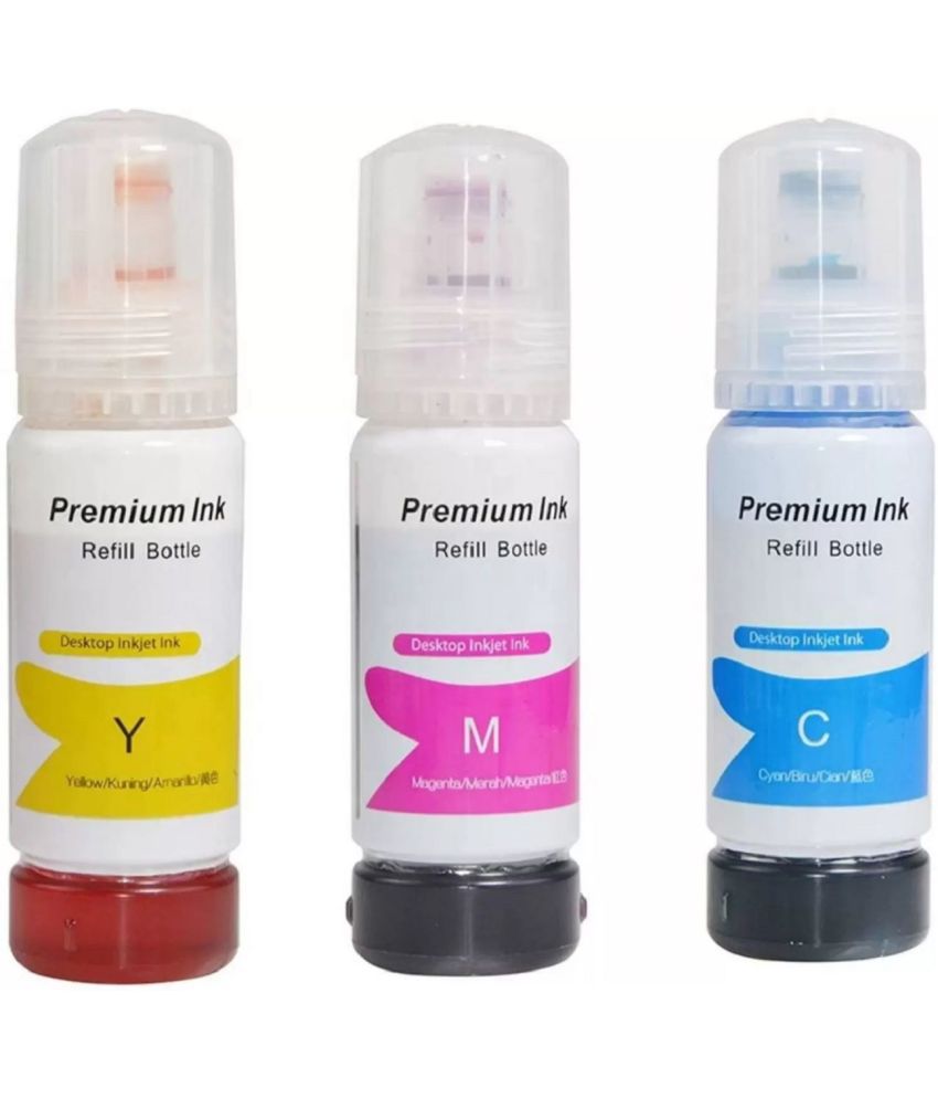     			TEQUO L3110 For 003 Multicolor Pack of 3 Cartridge for 003 Ink for EPS0N L3110, L3150, L3250, L3252 , L3115, L3116, L3101, L3210, L3156, L5190 Printer